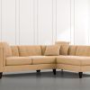 2Pc Connel Modern Chaise Sectional Sofas Black (Photo 12 of 15)