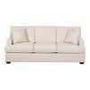 Camila Poly Blend Sectional Sofas Off-White (Photo 2 of 15)