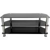 Tv Stands Fwith Tv Mount Silver/Black (Photo 10 of 15)