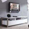 White Contemporary Tv Stands (Photo 14 of 20)