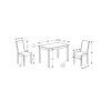 Baillie 3 Piece Dining Sets (Photo 5 of 25)