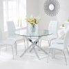 Glass Dining Tables White Chairs (Photo 5 of 25)