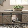 Coffee Tables With Storage and Barn Doors (Photo 6 of 15)
