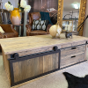 Coffee Tables With Sliding Barn Doors (Photo 5 of 15)
