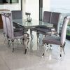 Candice Ii 7 Piece Extension Rectangular Dining Sets With Uph Side Chairs (Photo 11 of 25)