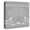 Bathroom Rules Wall Art (Photo 20 of 25)