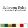 Bathroom Rules Wall Art (Photo 19 of 25)