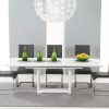 White Extending Dining Tables and Chairs (Photo 21 of 25)