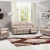 Clyde Saddle 3 Piece Power Reclining Sectionals With Power Headrest & Usb (Photo 25 of 25)