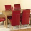 Red Leather Dining Chairs (Photo 23 of 25)