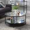 Full Black Round Coffee Tables (Photo 7 of 15)