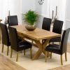 Solid Oak Dining Tables and 6 Chairs (Photo 19 of 25)