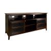 Well-liked Dark Wood Tv Stands with Shop 44" Tv Stand Console - Black - 44 X 16 X 23H - Free Shipping (Photo 7365 of 7825)