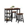 Berrios 3 Piece Counter Height Dining Sets (Photo 3 of 25)