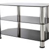 Black Glass Tv Stands (Photo 11 of 20)