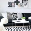 White and Black Sofas (Photo 14 of 21)