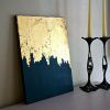 Black and Gold Abstract Wall Art (Photo 9 of 20)