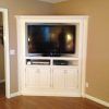 Shelves : White Corner Tv Cabinets Modrest Avis Modern Walnut in 2017 Small White Tv Cabinets (Photo 4059 of 7825)