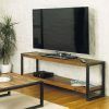 Reclaimed Wood and Metal Tv Stands (Photo 13 of 20)