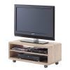 Wooden Tv Stand With Wheels (Photo 18 of 20)