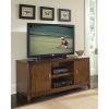 Tall Brown Santos Mahogany Wood Media Cabinet With Mounted Flat in Recent Mahogany Tv Stands (Photo 3552 of 7825)