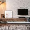 B-Modern Producer White/ Black Modern Tv Stand With Ir Glass throughout Current Modern Tv Stands (Photo 5291 of 7825)