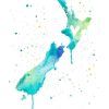 New Zealand Map Wall Art (Photo 18 of 20)