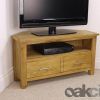 Waverly Oak 2 Drawer Corner Tv Stand Unit | Hallowood intended for Most Recently Released Oak Corner Tv Stands (Photo 5072 of 7825)