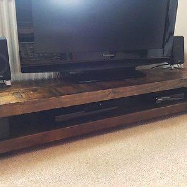 20 The Best Chunky Wood Tv Unit