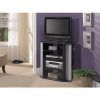 Black Corner Tv Cabinets With Glass Doors (Photo 20 of 20)