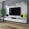 Wall Mounted Tv Stand With Shelves (Photo 6 of 20)