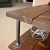 Wooden Tv Stand With Wheels (Photo 14 of 20)