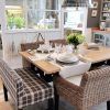 Bale Rustic Grey 7 Piece Dining Sets With Pearson White Side Chairs (Photo 8 of 25)