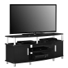 Carson Tv Stands in Black and Cherry (Photo 5 of 15)