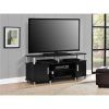 Corner Tv Stands for Tvs Up to 43" Black (Photo 1 of 15)