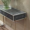Faux Shagreen Console Tables (Photo 20 of 25)