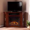 Mahogany Brown Wooden 60 Inch Fireplace Tv Stand - Savona (Photo 6958 of 7825)