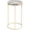 Mix Agate Metal Frame Console Tables (Photo 4 of 25)
