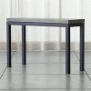 Parsons Walnut Top & Dark Steel Base 48X16 Console Tables (Photo 7 of 15)