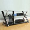 Tabletop Tv Stands Base With Black Metal Tv Mount (Photo 5 of 15)