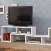 Most Popular Tv Stands and Bookshelf in Decorotika Pegai White Wood 60-Inch Tv Stand With Bookshelves (Photo 6898 of 7825)