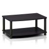 Fashionable Tv Stands For Tube Tvs inside Iconic All Black Glass Tv Stand - Up To 42" - Gamba Blk42. Suitable (Photo 6962 of 7825)