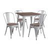 Goodman 5 Piece Solid Wood Dining Sets (Set of 5) (Photo 8 of 25)