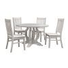 Goodman 5 Piece Solid Wood Dining Sets (Set of 5) (Photo 21 of 25)