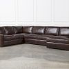 Norfolk Chocolate 3 Piece Sectionals With Laf Chaise (Photo 18 of 25)