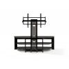 Modern Black Floor Glass Tv Stands for Tvs Up to 70 Inch (Photo 7 of 15)
