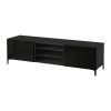Black Tv Cabinets With Drawers (Photo 15 of 25)