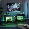 Tv Stands With Led Lights & Power Outlet (Photo 5 of 15)