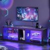 Tv Stands With Led Lights & Power Outlet (Photo 7 of 15)