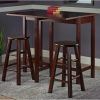 Bettencourt 3 Piece Counter Height Solid Wood Dining Sets (Photo 3 of 25)